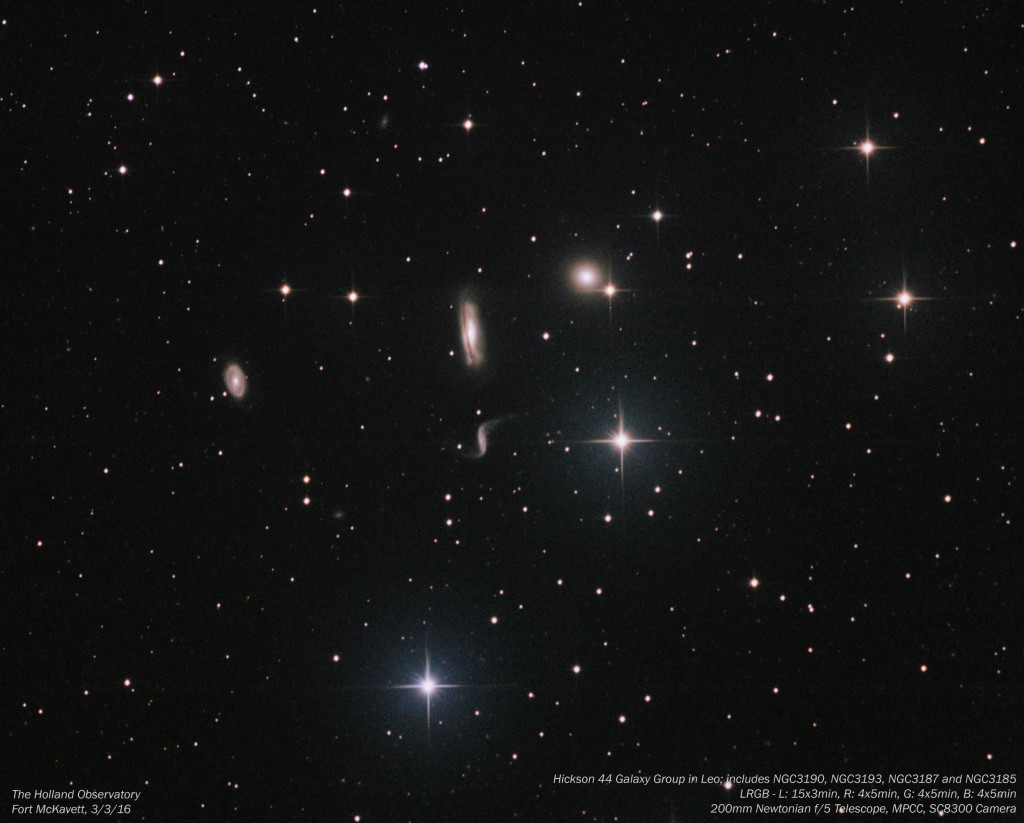 Hickson 44 Galaxy Group in Leo