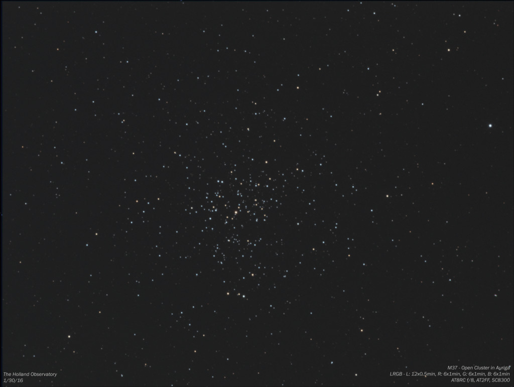 M37 - Open Cluster in Auriga