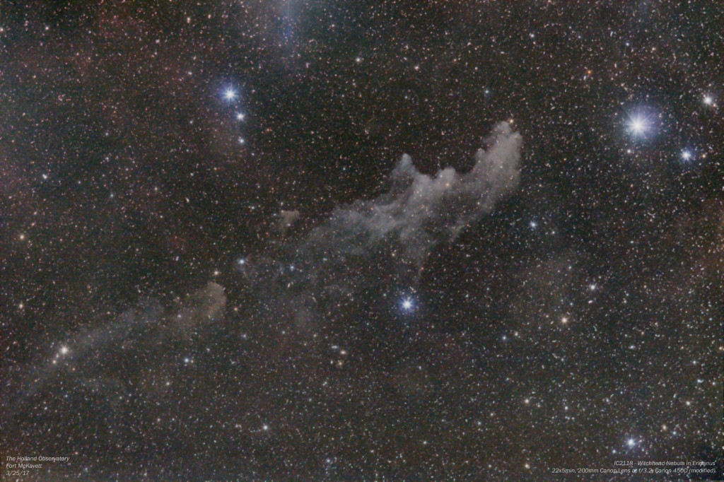 IC2118 - Witchhead Nebula in Eridanus