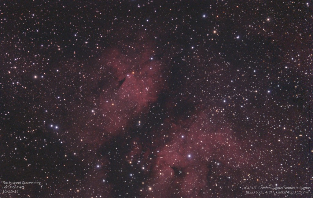 IC1318 - Gamma Cygnus Nebula in Cygnus