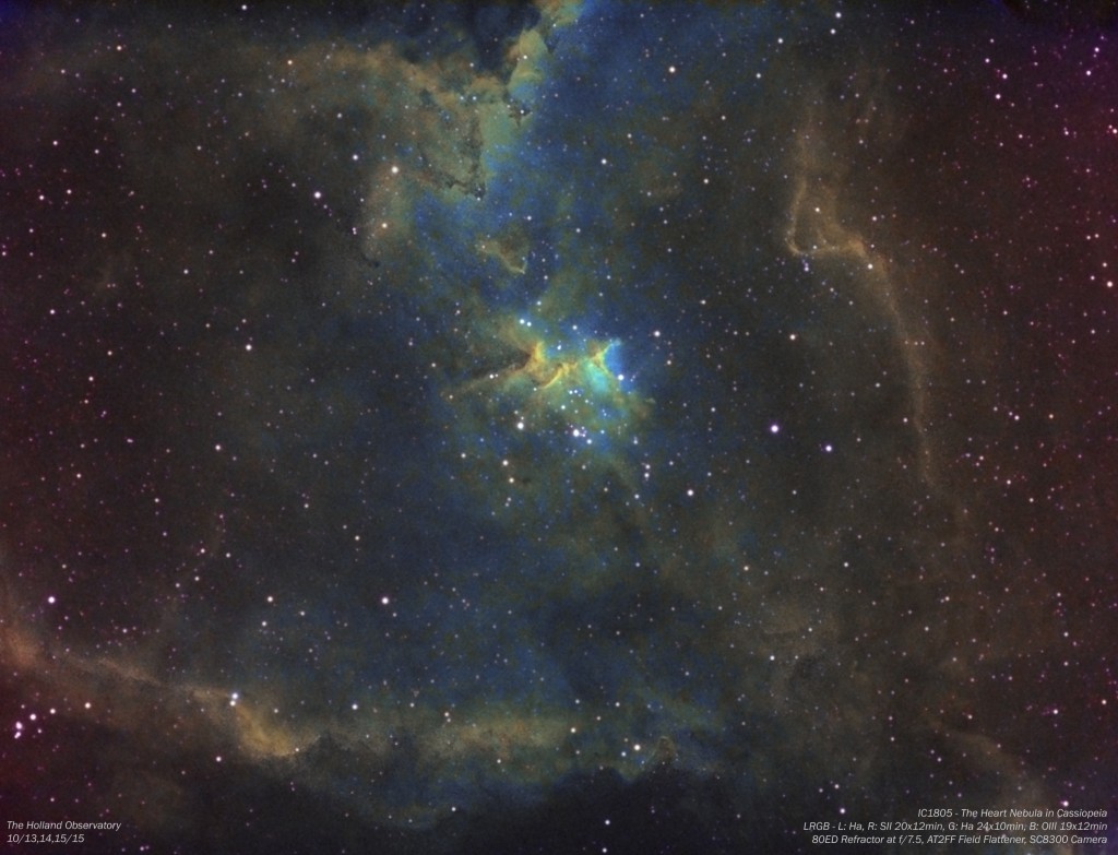 IC1805 - Heart Nebula in Cassiopeia