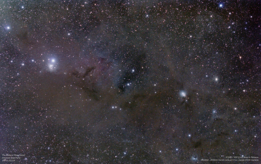 IC348 NGC1333 Area in Perseus