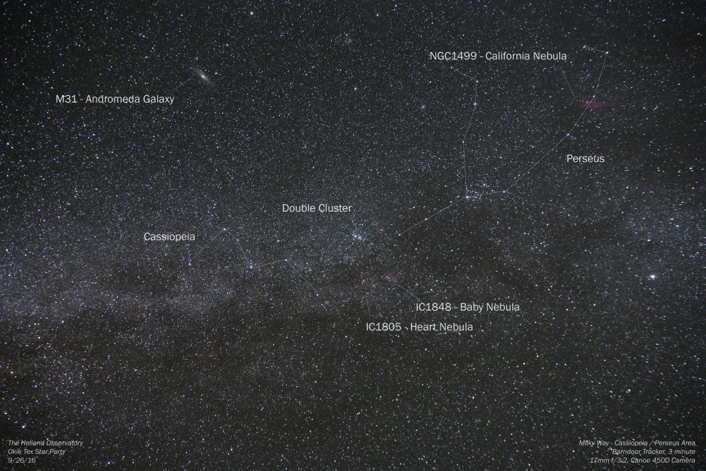 Milky Way - Cassiopeia / Perseus Area