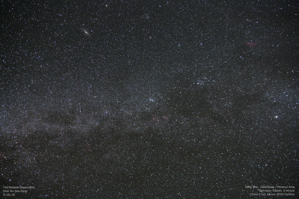 Milky Way - Cassiopeia / Perseus Area