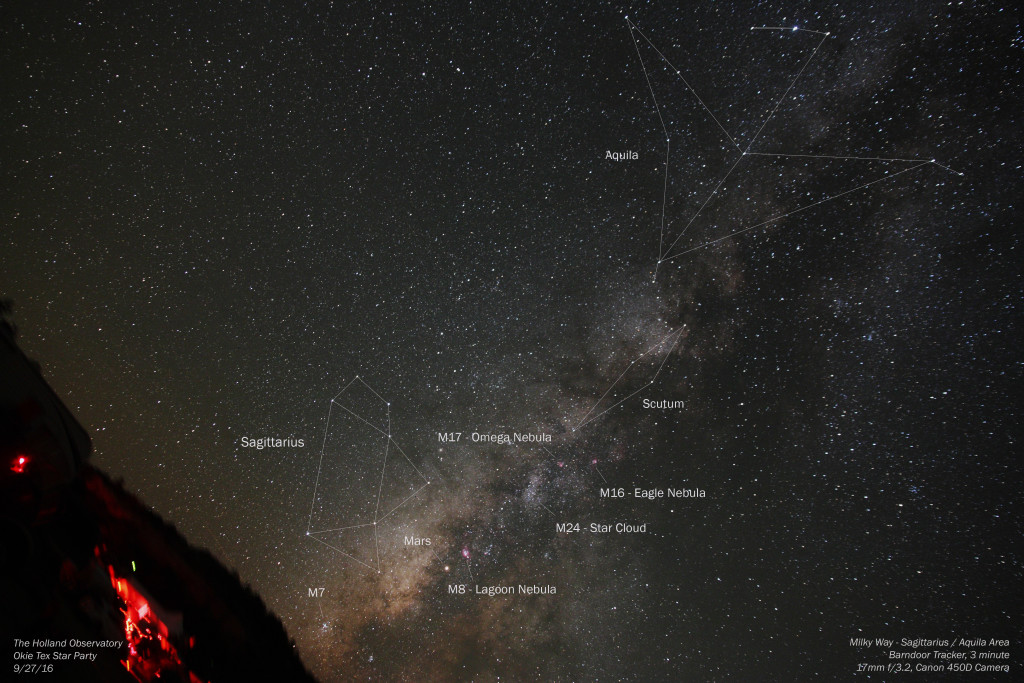 Milky Way - Sagittarius / Aquila Area