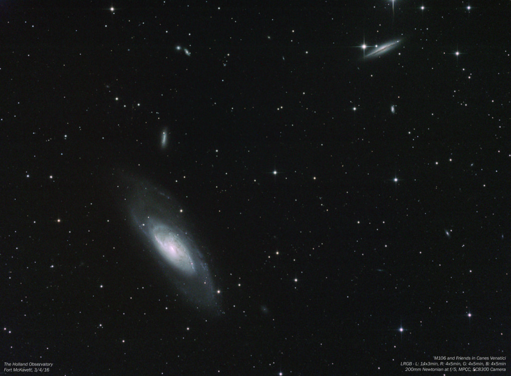 M106 and Friends in Canes Venatici