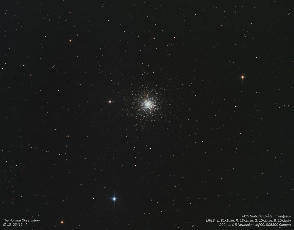 M15 - Globular Cluster in Pegasus