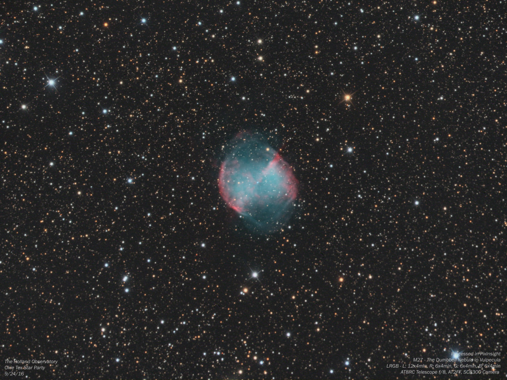 M27 - Dumbbell Nebula in Vulpecula