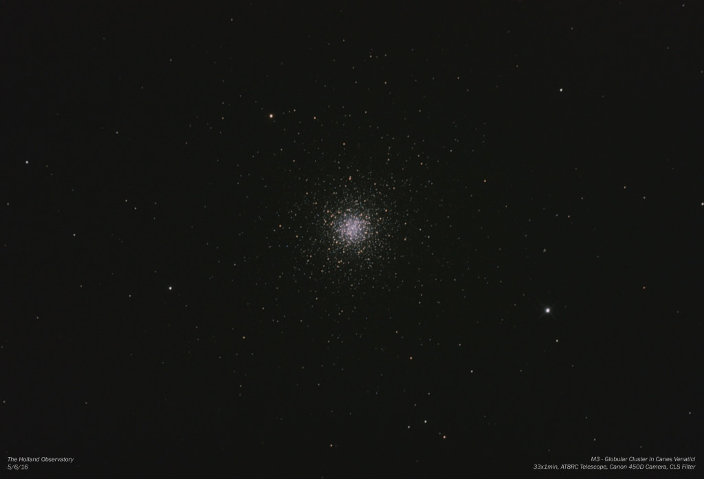 M3 - Globular Cluster in Canes Venatici