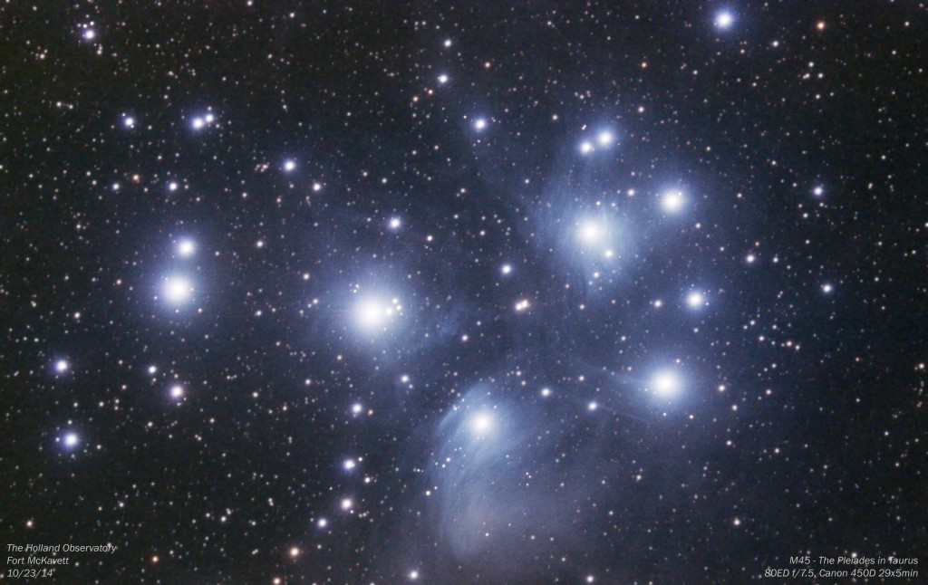 M45 - The Pleiades in Taurus