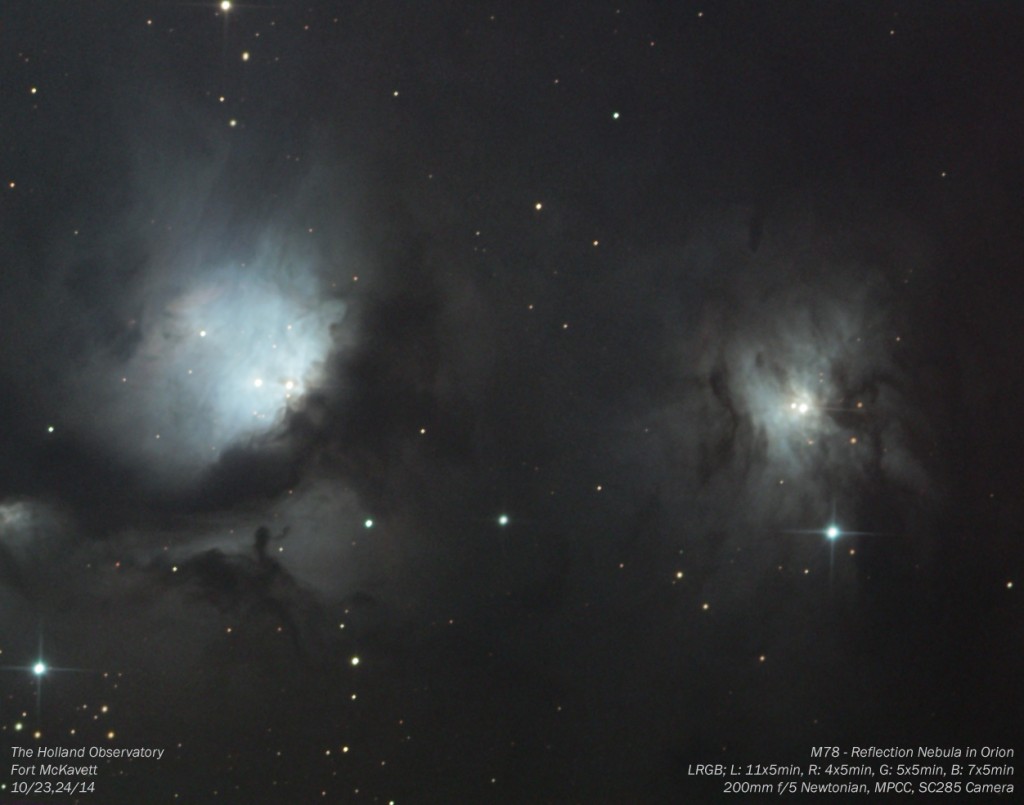 M78 - Reflection Nebula in Orion