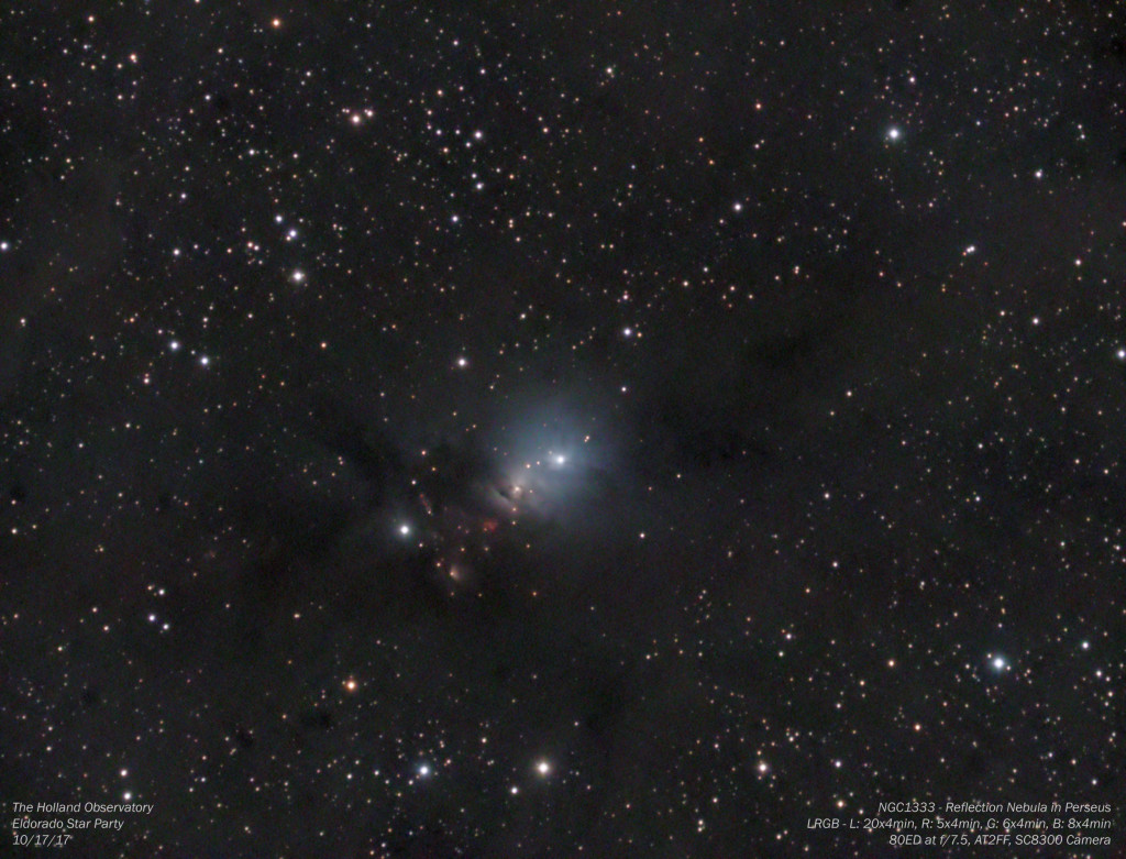 NGC1333 - Reflection Nebula in Perseus