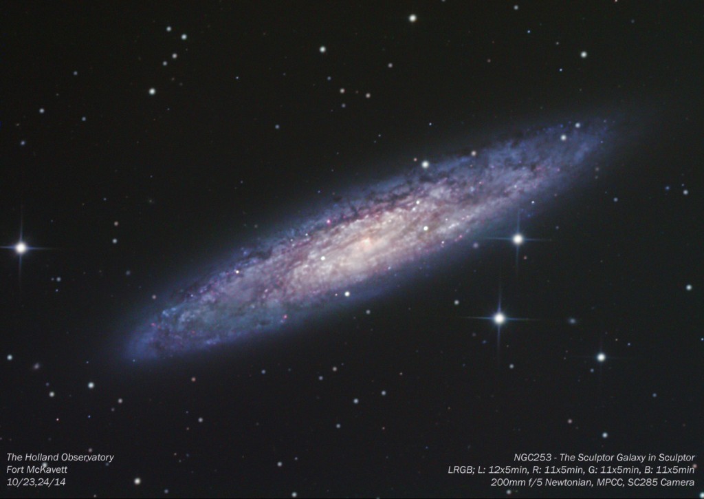 NGC253 - Sculptor Galaxy in Sculptor