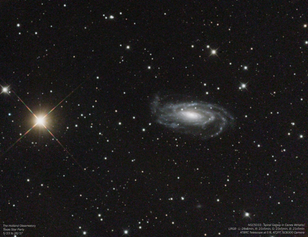 NGC5033 - Spiral Galaxy in Canes Venatici