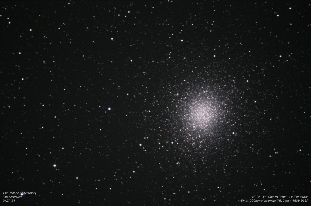 NGC5139 - Omega Centauri in Centaurus