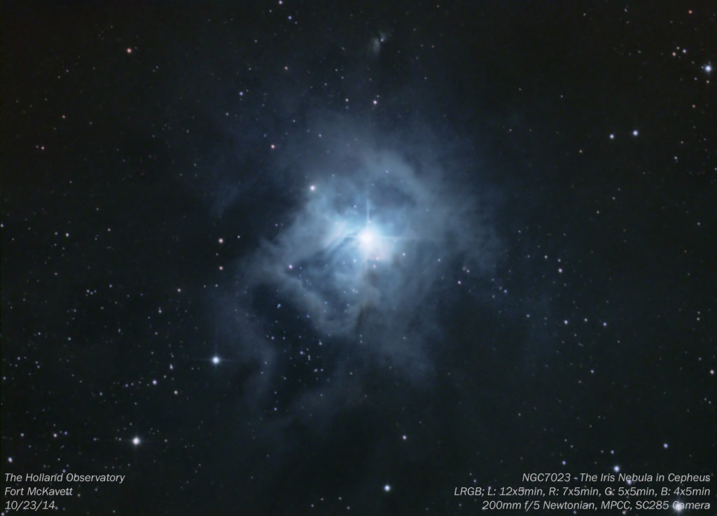 NGC7023 - Iris Nebula in Cepheus