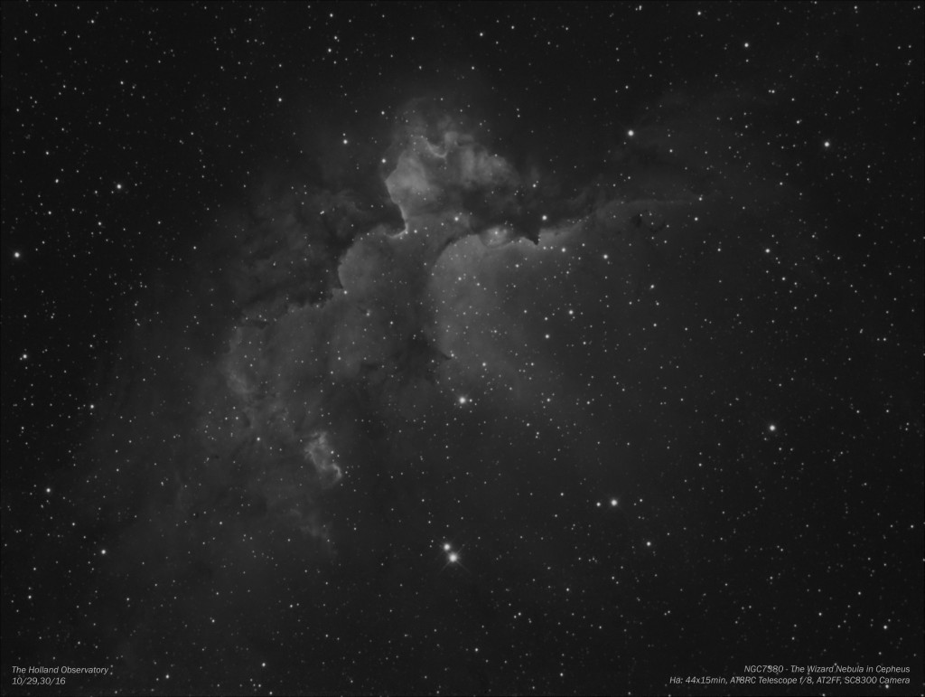 NGC7380 - Wizard Nebula in Cepheus